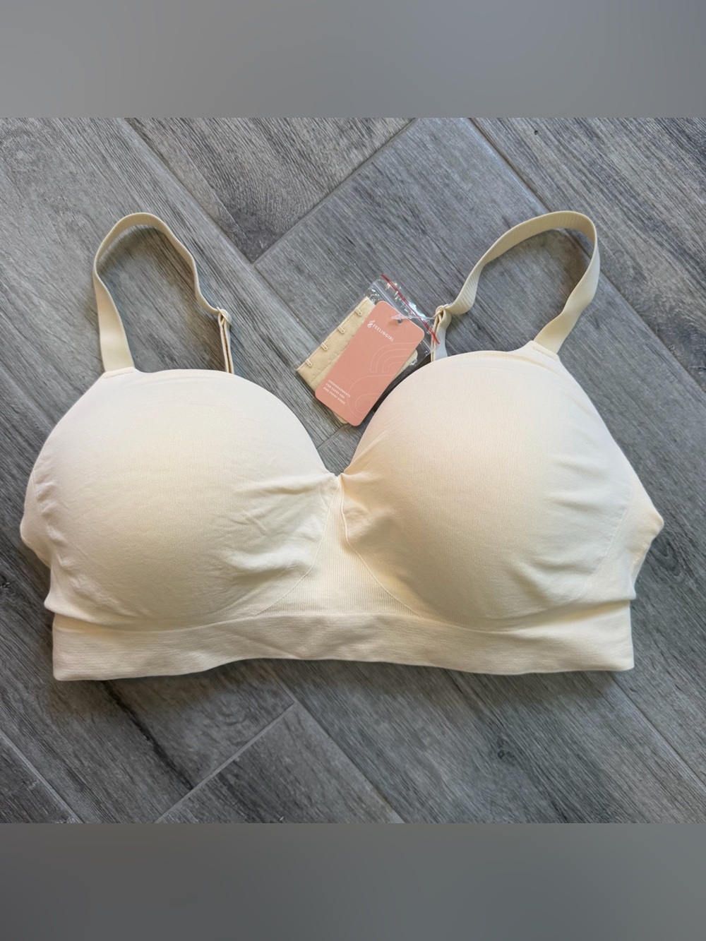FeelinGirl Wireless Push-Up Seamless Comfort Full Coverage Bra XXL NWT